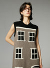 House Printed Yak Wool Dress