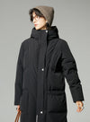 Black / White Long Down Jacket