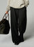 Soft Wide-Leg Casual Trousers