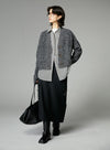 Flower Yarn V-Neck Wool Cardigan