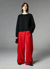 Wide Side Seam Casual Pants