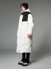 Black / White Long Down Jacket