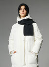 Black / White Long Down Jacket