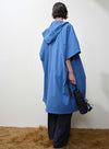 Wrinkle-Resistant Nylon Cape Coat