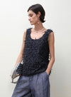 French Romantic Sleeveless Top