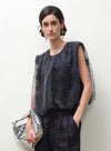 Triple-Layer Lace Sleeveless Top