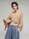 Cotton Short Sweatshirt