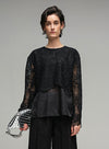 Rose Mesh Lace Shirt