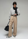 Casual High Waist Wide Leg Pants