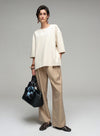 Casual High Waist Wide Leg Pants