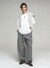 Linen Plaid Lounge Pants