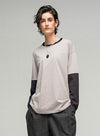 Neutral Style Patchwork T-shirt