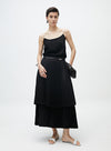 Double-Layered Pleated Skirt