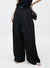 Black/White Long Wide Leg Pants