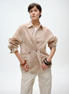 Classic Belted Shirt with Twist