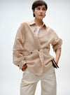 Classic Belted Shirt with Twist