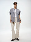 Classic Belted Shirt with Twist