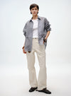Classic Belted Shirt with Twist