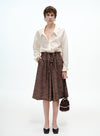 Breathable Oversized Collared Blouse