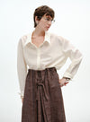 Breathable Oversized Collared Blouse