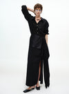 Breathable Oversized Collared Blouse