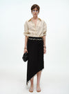 Drawstring Linen Shirt