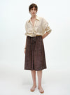 Drawstring Linen Shirt