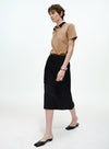 Layered Lace Pencil Skirt