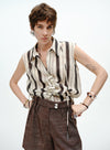 Linen Blend Tank Shirt