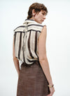 Linen Blend Tank Shirt