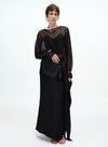 Elegant Sheer Top Tee