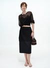 Elegant Sheer Top Tee