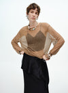 Elegant Sheer Top Tee