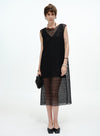 Sheer Mesh kjole