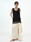 V-hals blomsterblonde tanktop