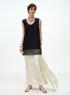V-hals blomsterblonde tanktop