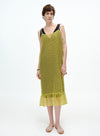 V-Neck Layered Slip Dress