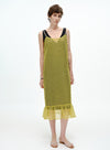 V-Neck Layered Slip Dress