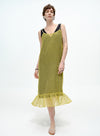 V-Neck Layered Slip Dress