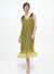 V-Neck Layered Slip Dress