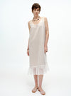 V-Neck Layered Slip Dress