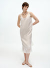 V-Neck Layered Slip Dress