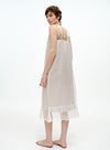 V-Neck Layered Slip Dress