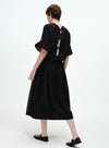 Drop-Shoulder Drawstring Top