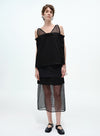 V-hals blomsterblonde tanktop