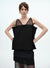 V-hals blomsterblonde tanktop