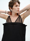 V-hals blomsterblonde tanktop