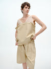 V-hals blomsterblonde tanktop