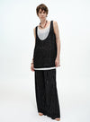 V-hals blomsterblonde tanktop