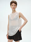 Blend Silk Tank Metallic Detail Design